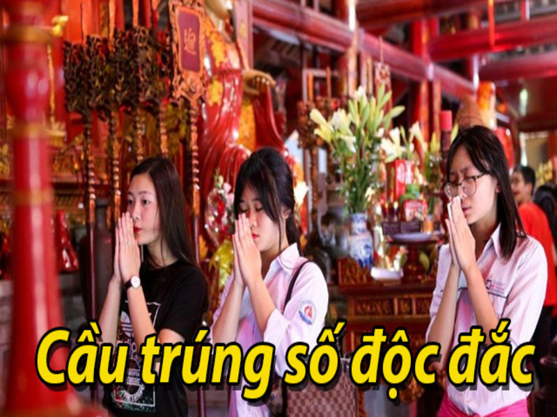 Nhờ người may mắn để xin vía trúng số